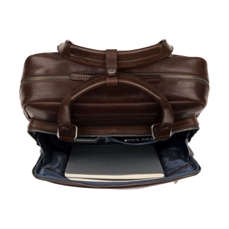 Leonhard Heyden Roma Kurzgrifftasche/Rucksack Braun Wochenangebot