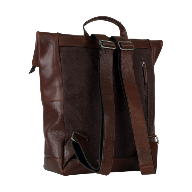 Leonhard Heyden Roma Rucksack Rolltop Braun JETZT KAUFEN