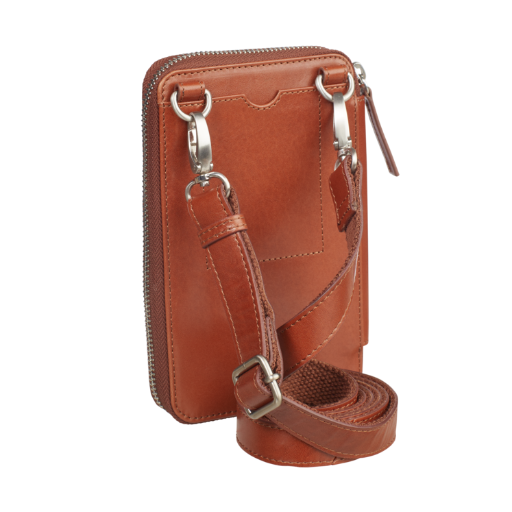 Leonhard Heyden Cambridge Handy-Umhängetasche Cognac Clearance-Verkauf