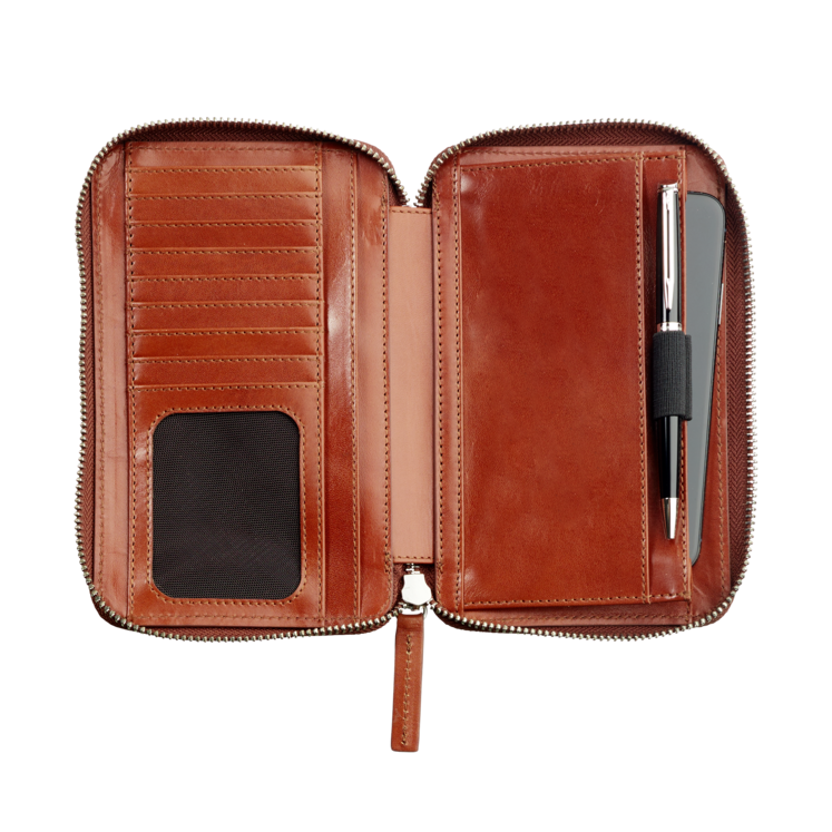 Leonhard Heyden Cambridge Handy-Umhängetasche Cognac Clearance-Verkauf