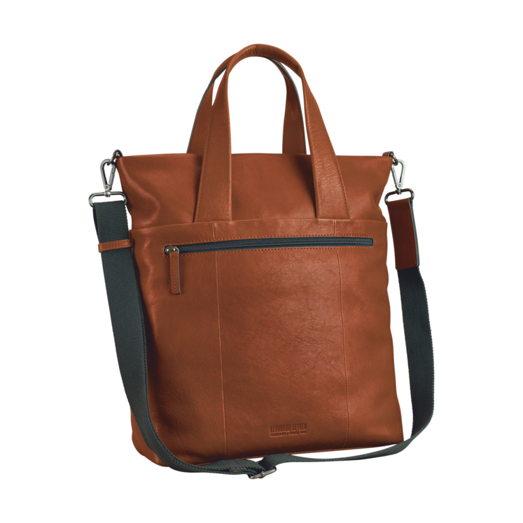 Leonhard Heyden Hamburg Shopper cognac Heißer Verkauf