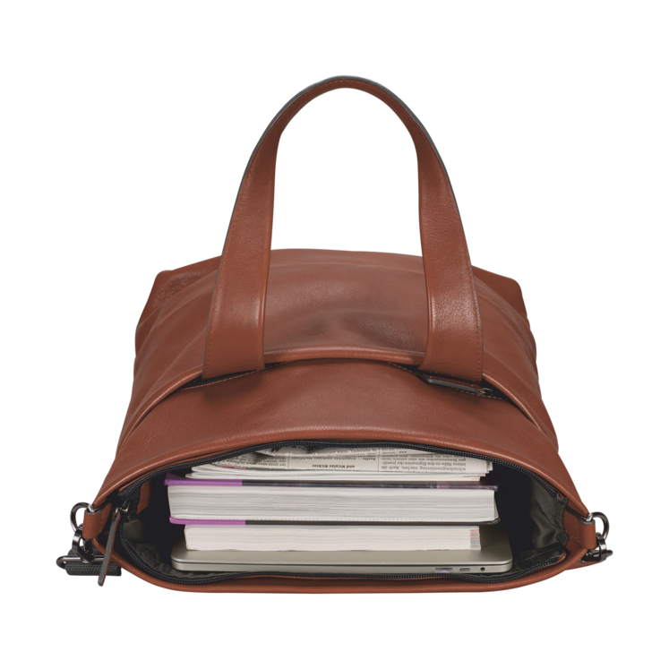 Leonhard Heyden Hamburg Shopper cognac Heißer Verkauf