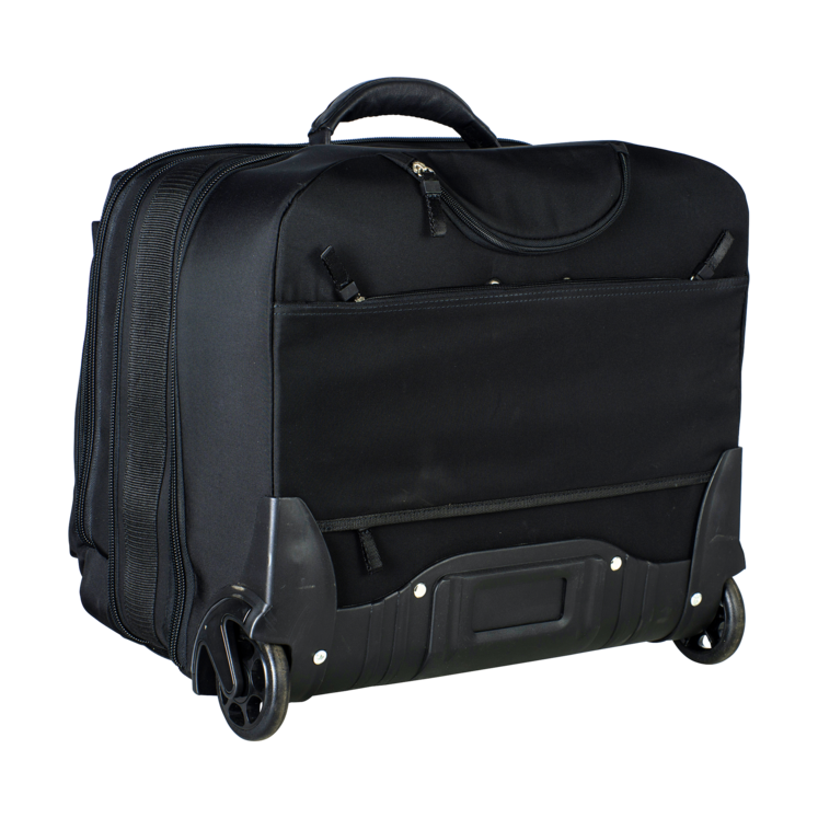 Leonhard Heyden Soho Business Trolley Schwarz Kostenlose Rückgabe