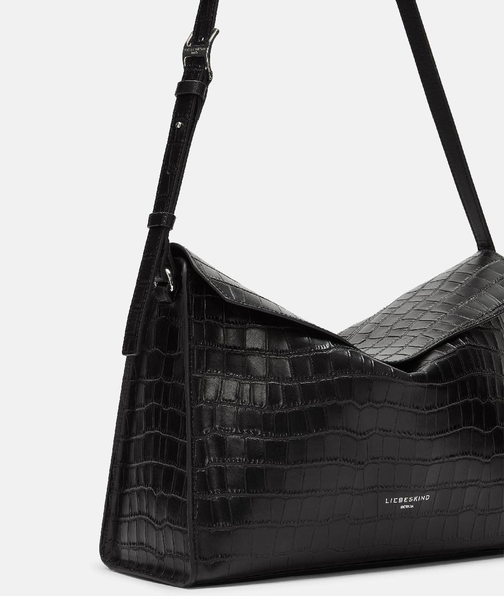 Liebeskind Berlin Kroko Lora Shoulder-Bag M Black Friday