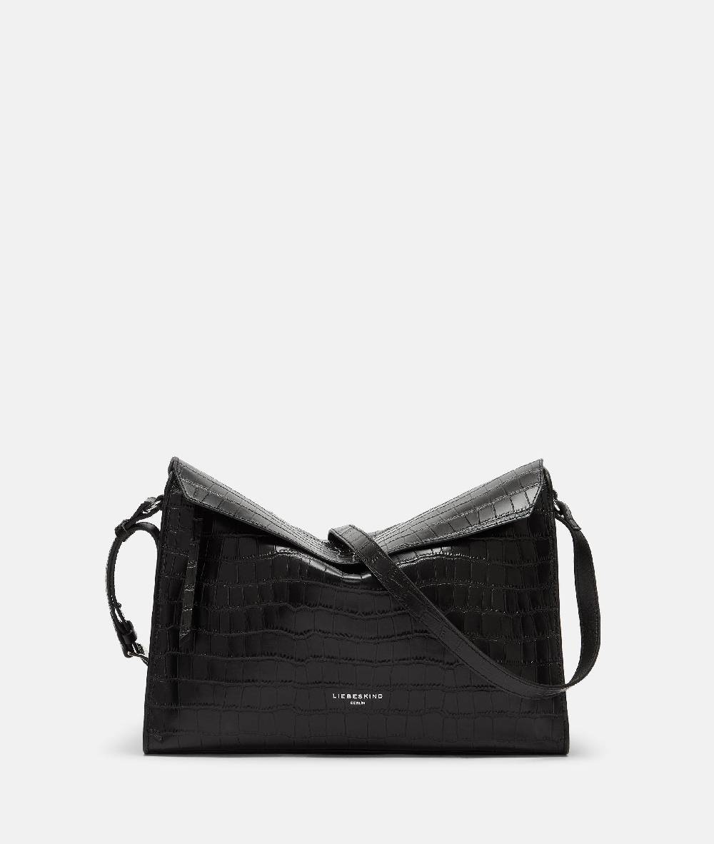 Liebeskind Berlin Kroko Lora Shoulder-Bag M Black Friday