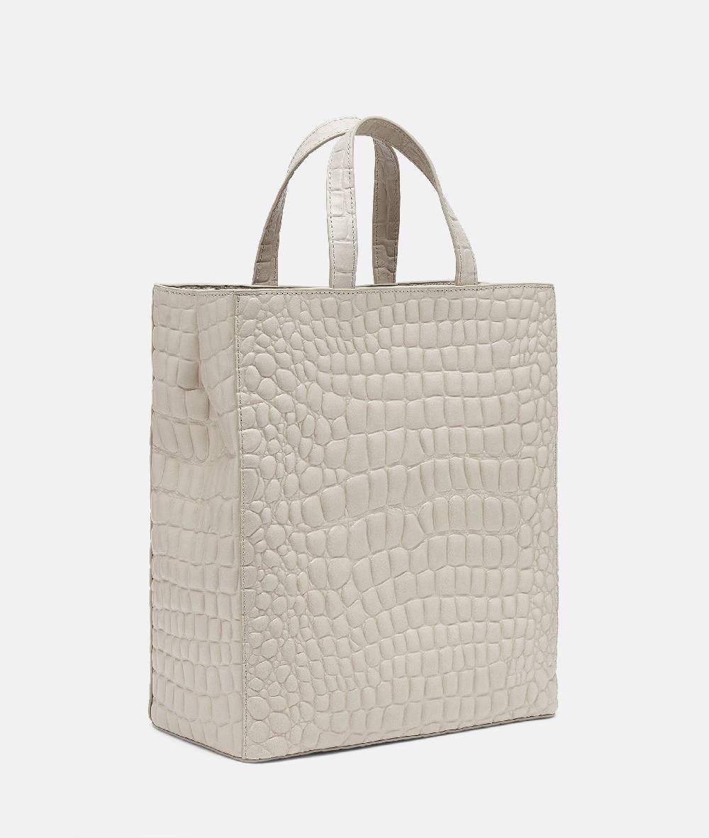 Liebeskind Berlin Kroko Paper Bag Tote M Bis zu 65% Rabatt