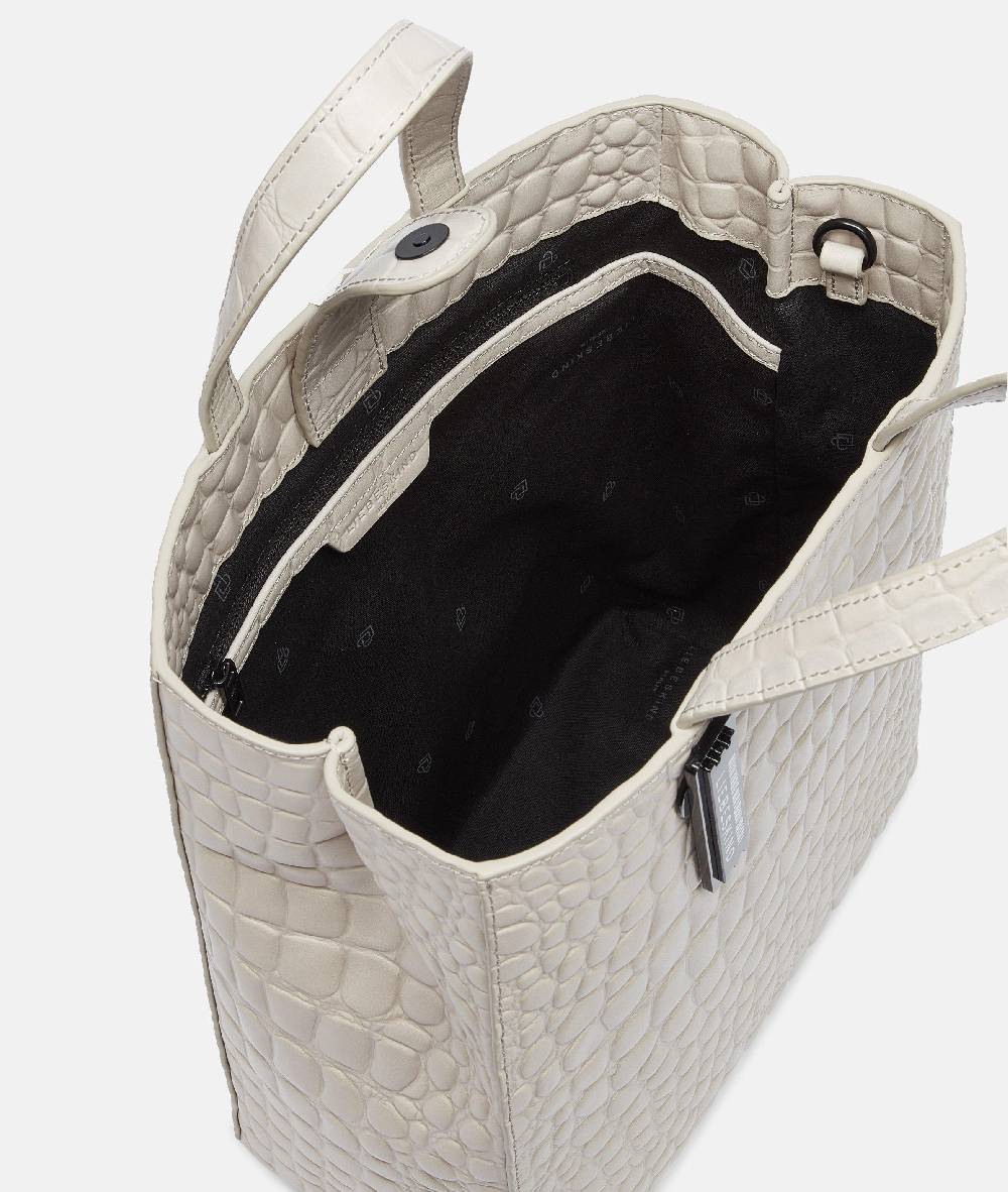 Liebeskind Berlin Kroko Paper Bag Tote M Bis zu 65% Rabatt