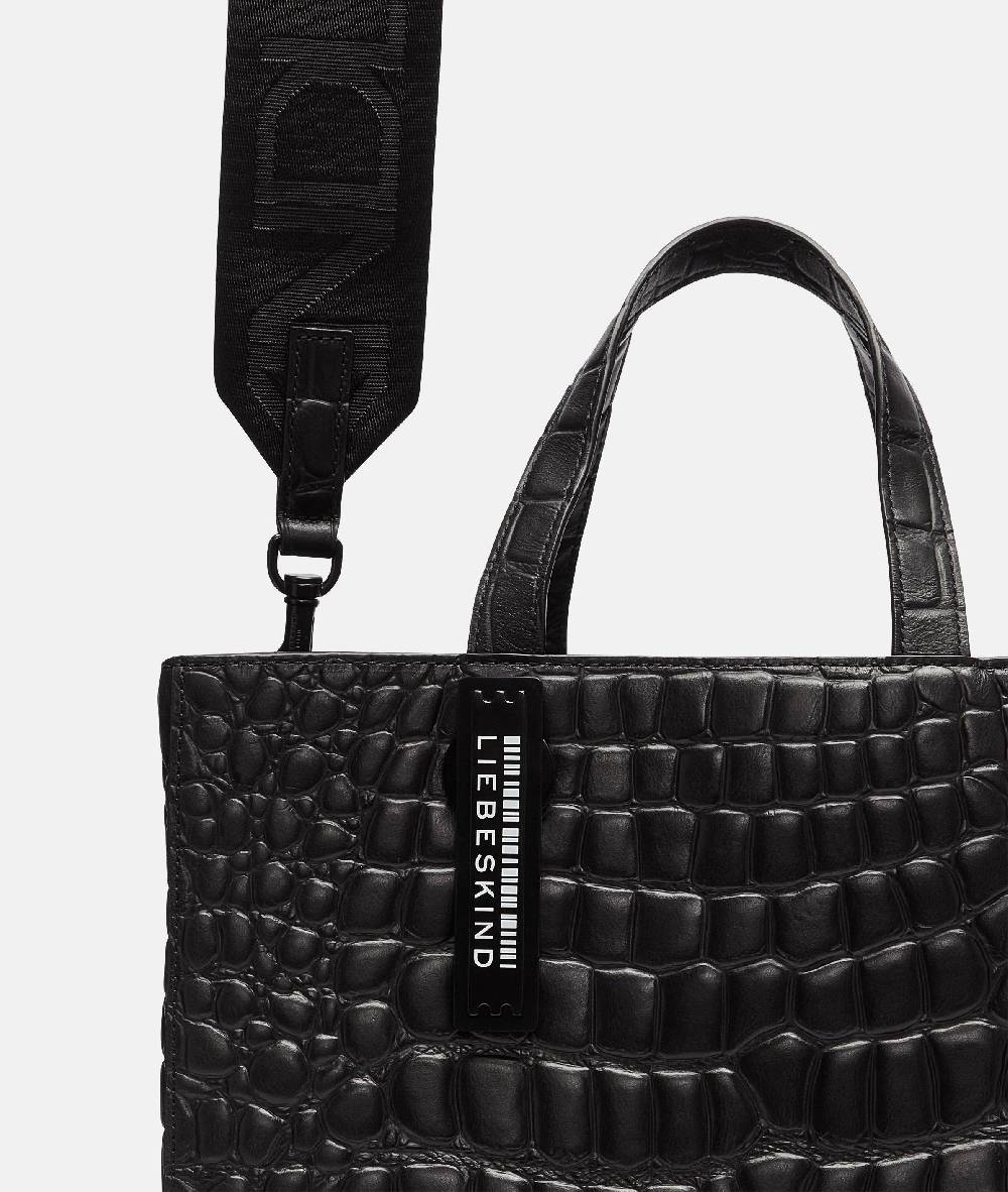 Liebeskind Berlin Kroko Paper Bag Tote M Fabrikverkauf