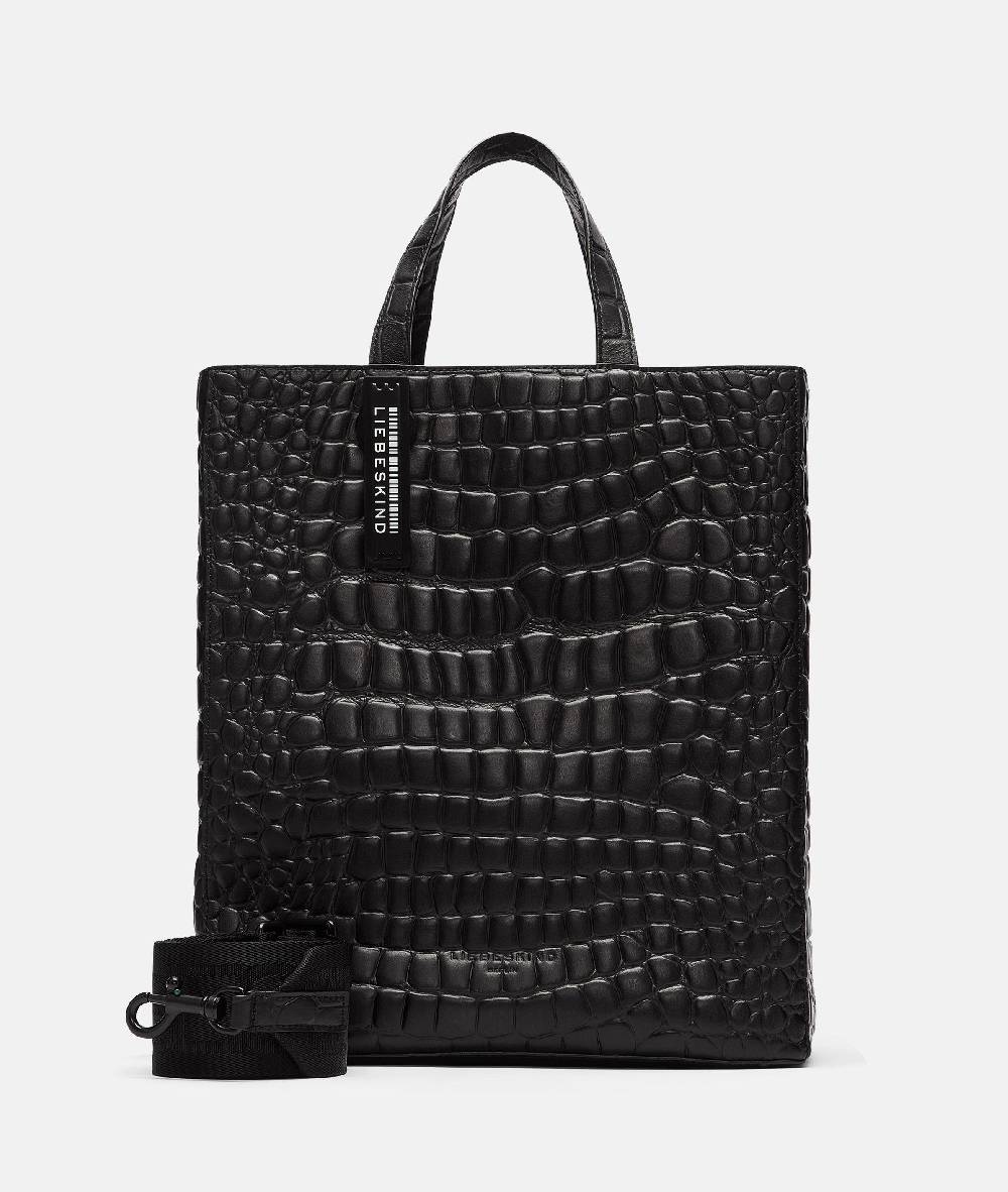 Liebeskind Berlin Kroko Paper Bag Tote M Fabrikverkauf