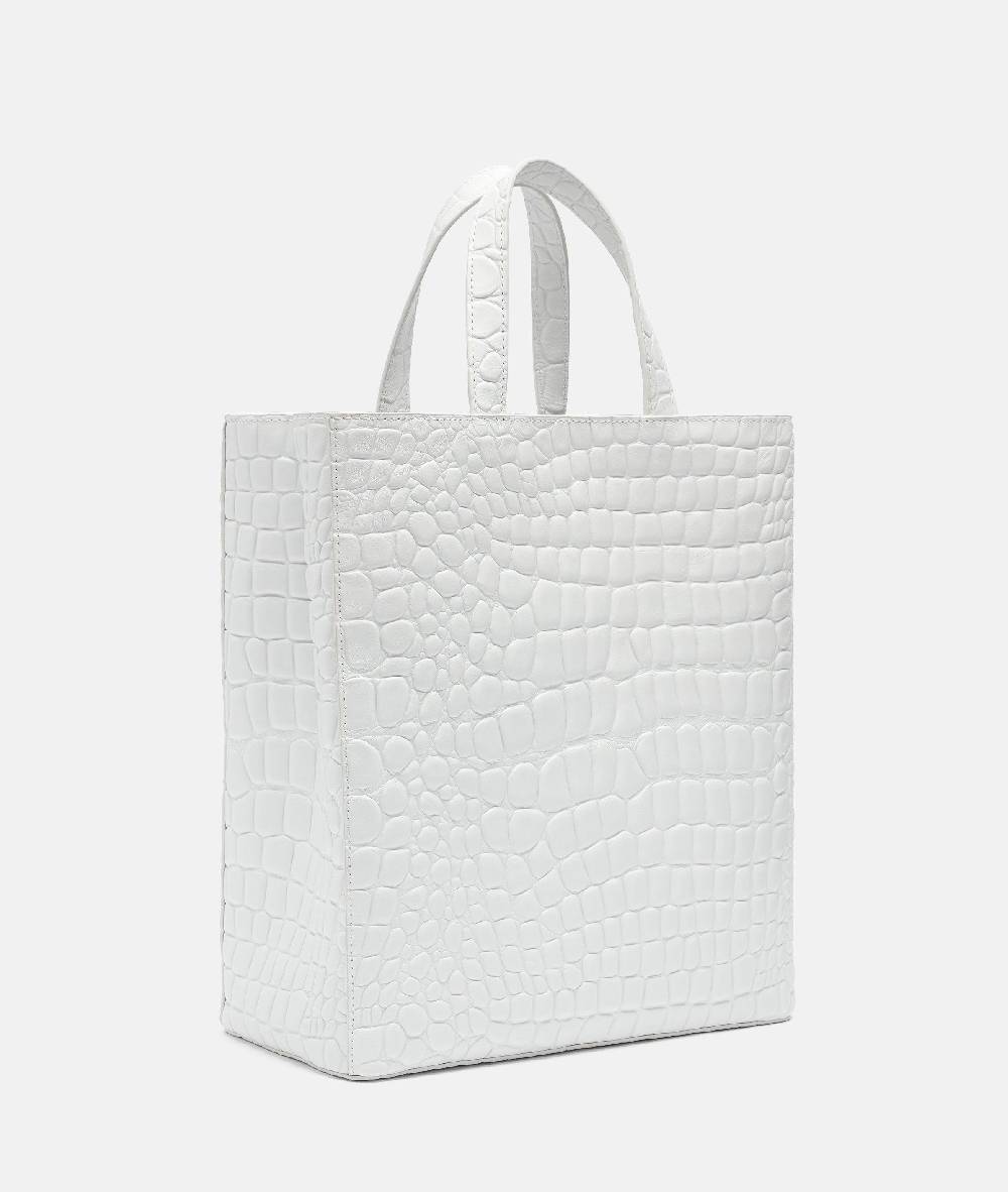 Liebeskind Berlin Kroko Paper Bag Tote M Online Outlet