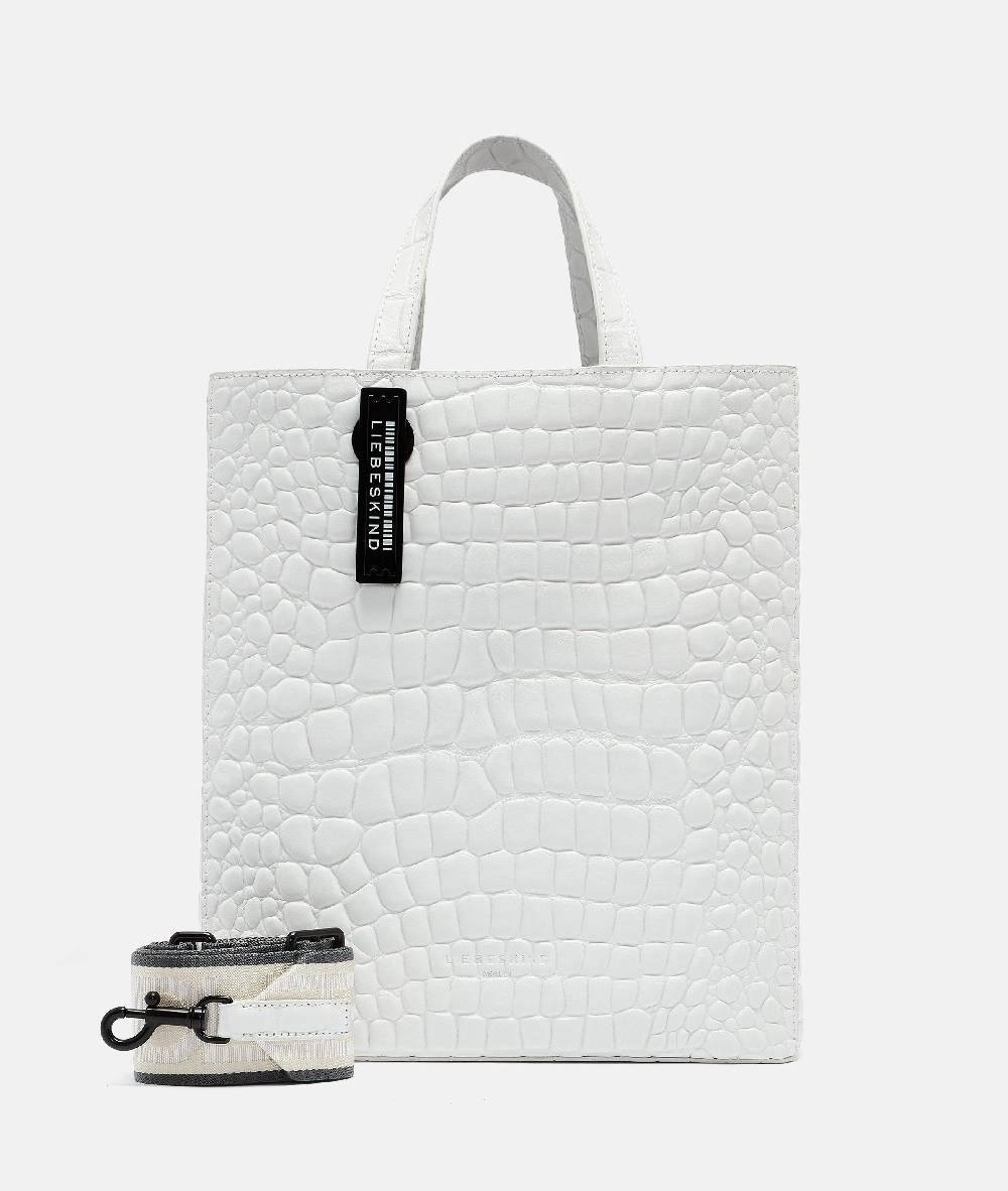 Liebeskind Berlin Kroko Paper Bag Tote M Online Outlet
