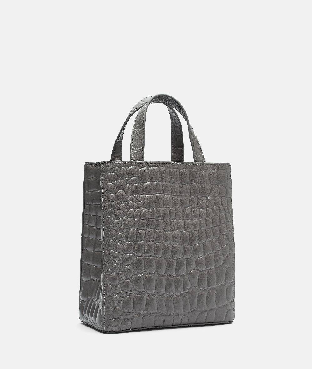 Liebeskind Berlin Kroko Paper Bag Tote S Online Shopping