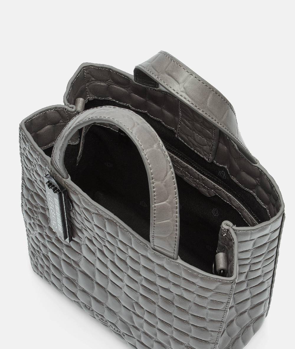 Liebeskind Berlin Kroko Paper Bag Tote S Online Shopping