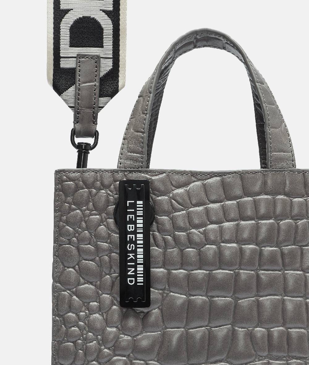Liebeskind Berlin Kroko Paper Bag Tote S Online Shopping