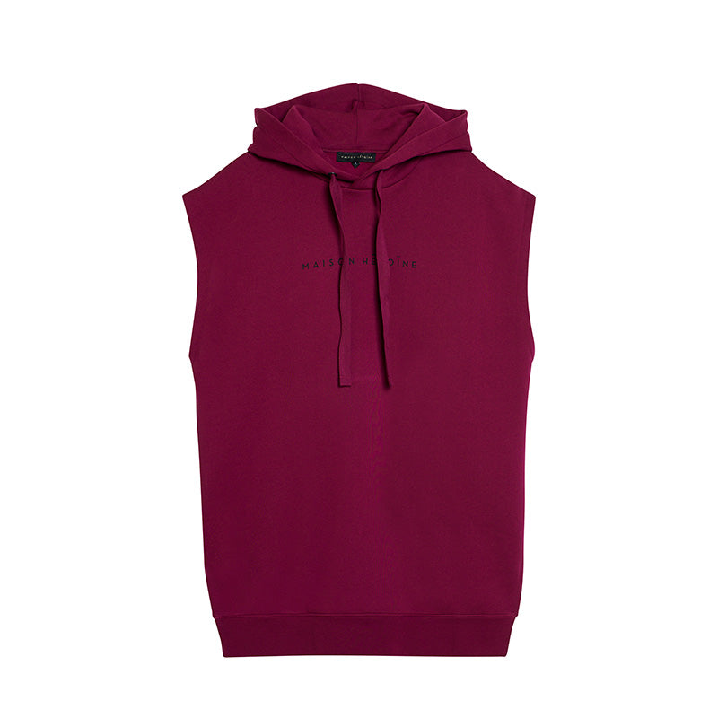 Maison Héroïne HĒROÏNE OVERSIZED HOODIE VEST Discount Store für neue Produkte
