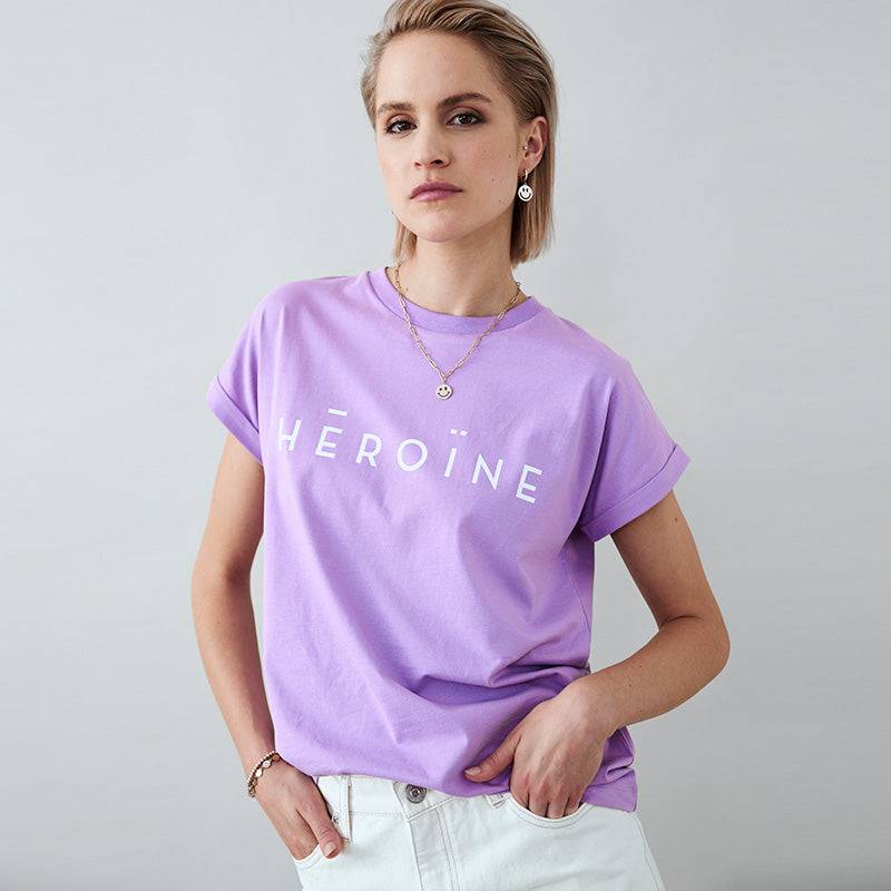 Maison Héroïne HĒROÏNE T-SHIRT ORCHID Riesige Rabatte