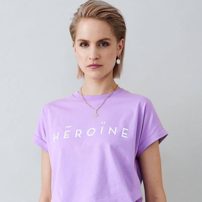 Maison Héroïne HĒROÏNE T-SHIRT ORCHID Riesige Rabatte