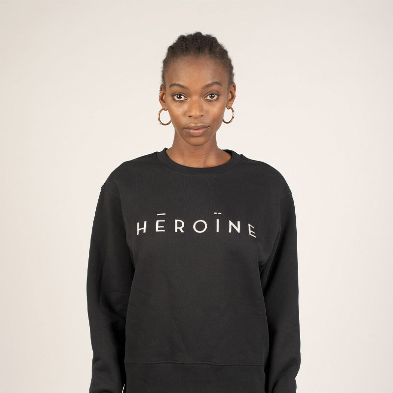 Maison Héroïne SWEATER BLACK 50% Rabatt mit kostenlosem Versand