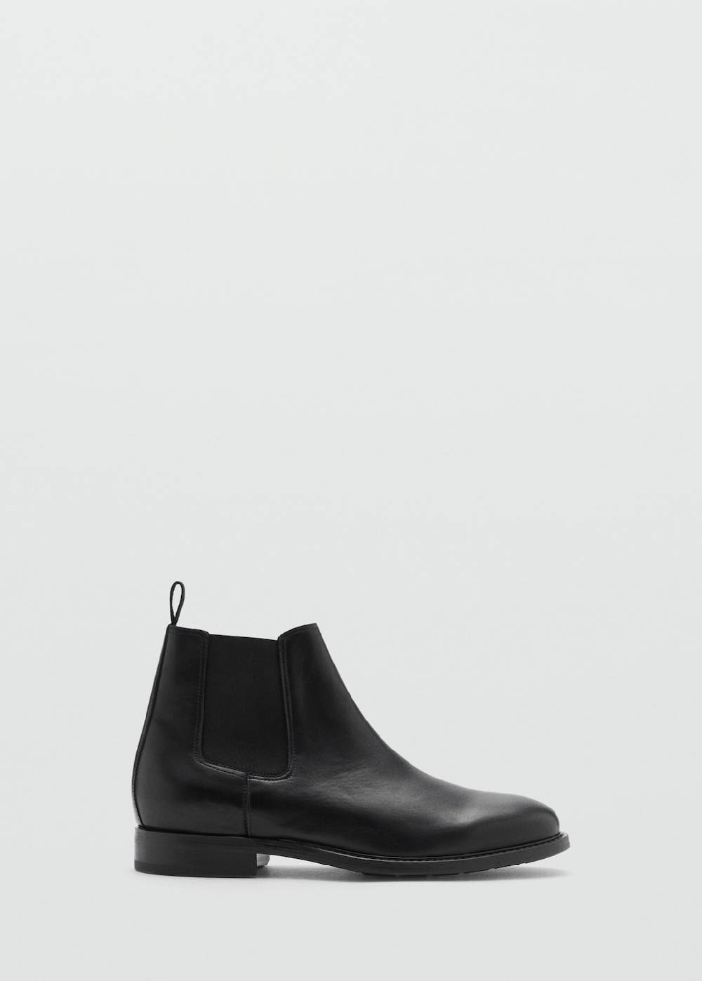 ﻿Mango Chelsea Boots aus poliertem Leder Limitierter Zeitrabatt