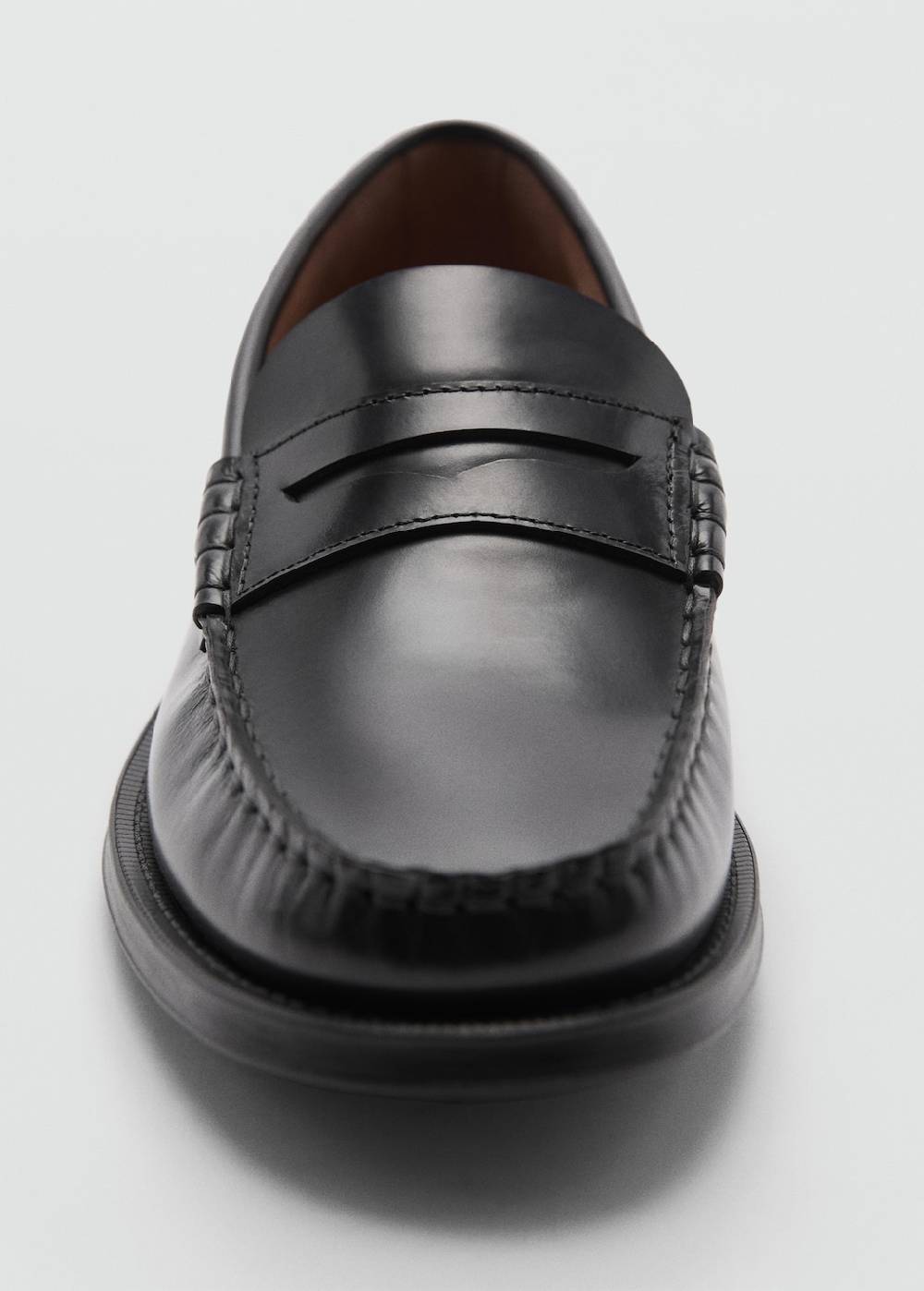 Mango Mokassin aus Antic-Leder Sonderangebot