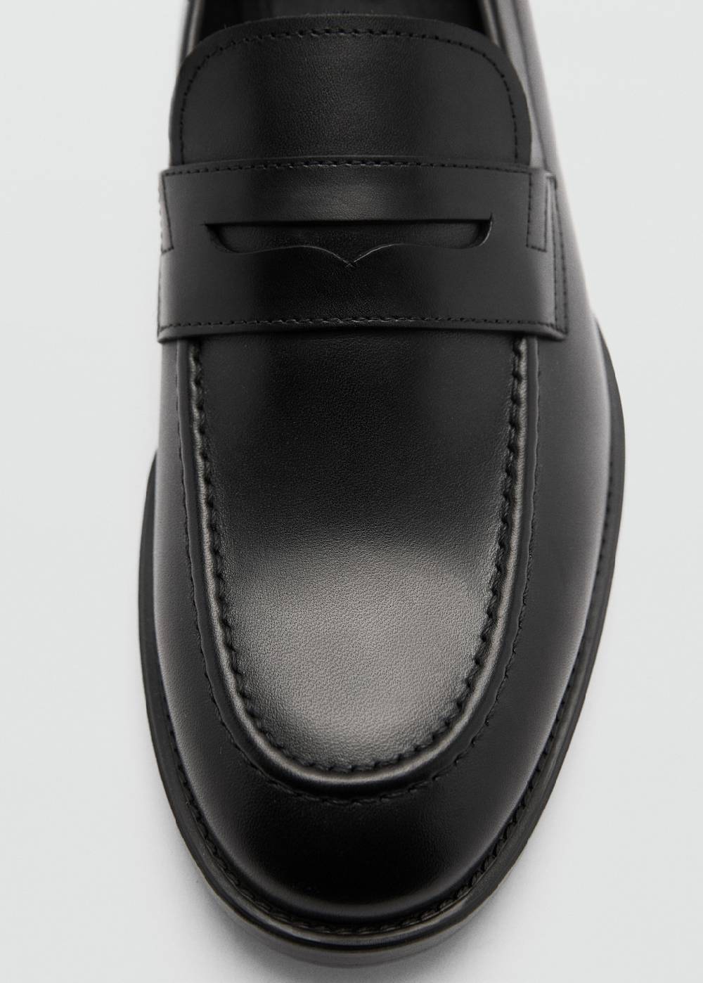 Mango Mokassin aus Antic-Leder Flash Sale