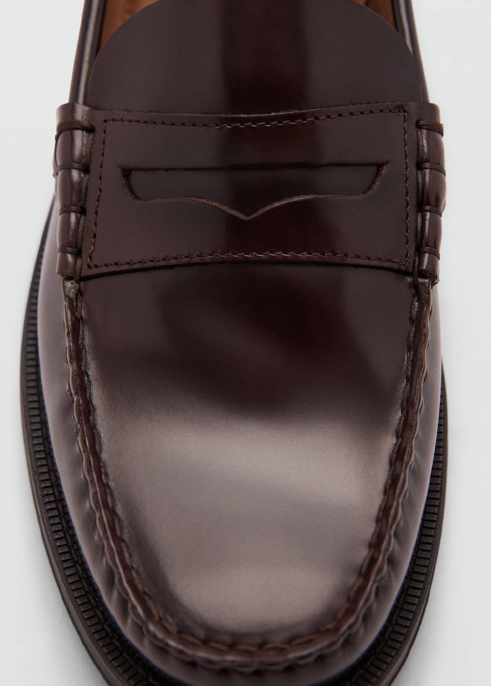 Mango Mokassin aus Antic-Leder Begrenztes Angebot
