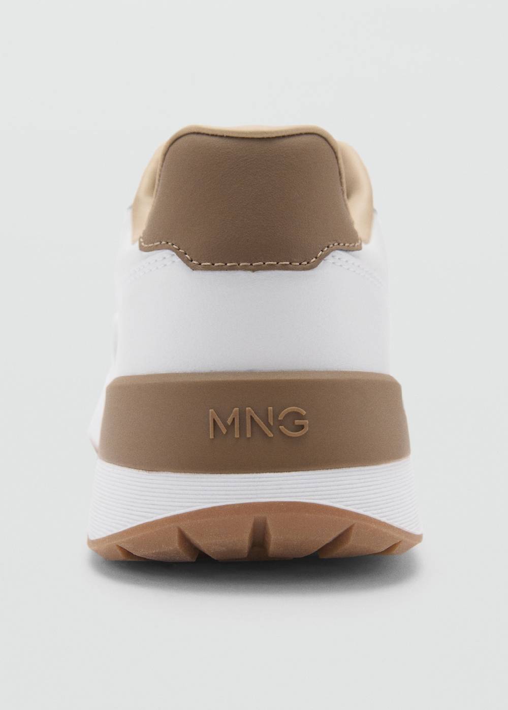 Mango Sneakers mit kontrastierenden Lederdetails Heißer Verkauf