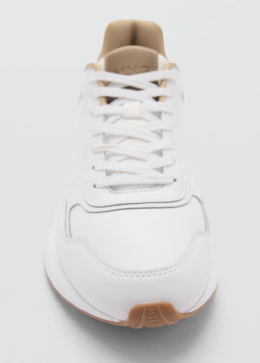 Mango Sneakers mit kontrastierenden Lederdetails Heißer Verkauf