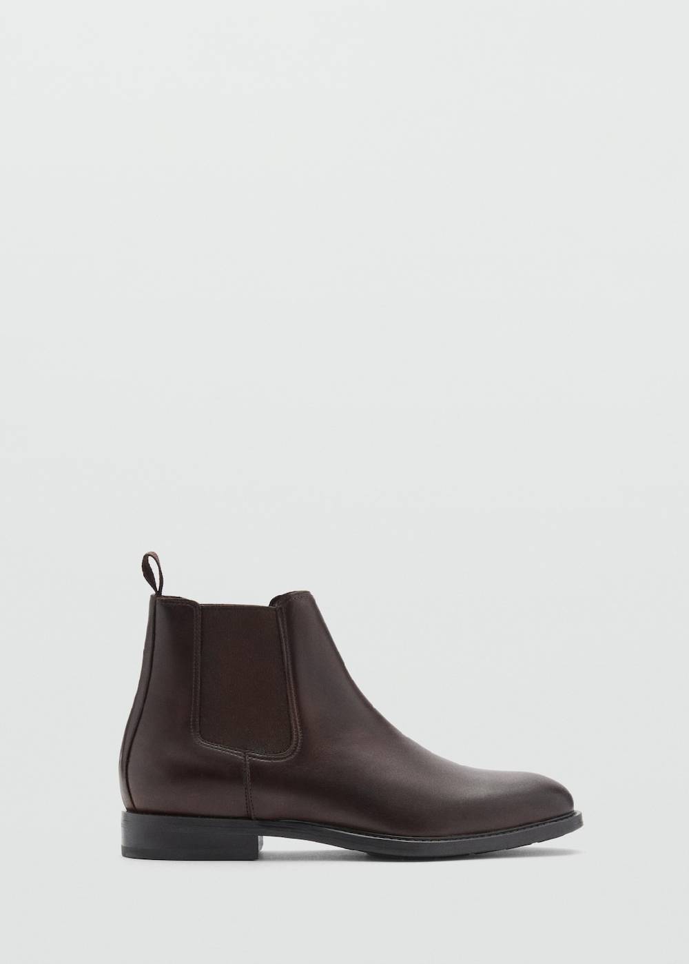Mango Chelsea Boots aus poliertem Leder Top Angebot