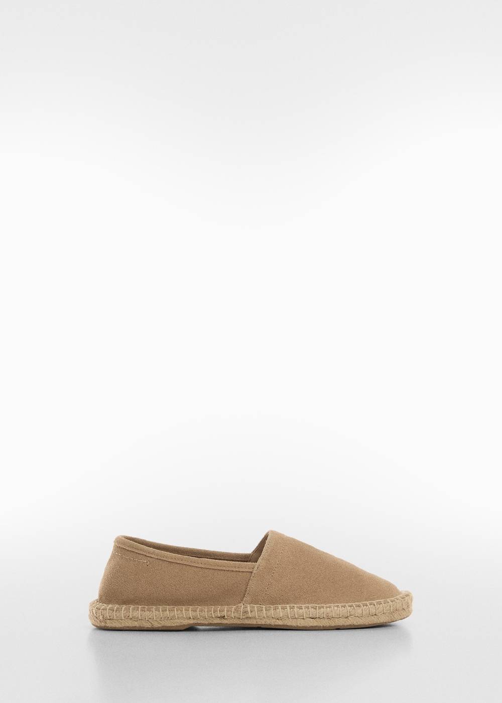 Mango Espadrille aus Rauleder und Jute Online Outlet