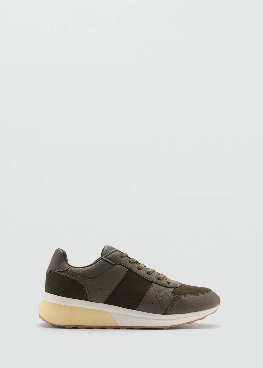 Mango Sneakers mit kontrastierenden Lederdetails Blitzangebot