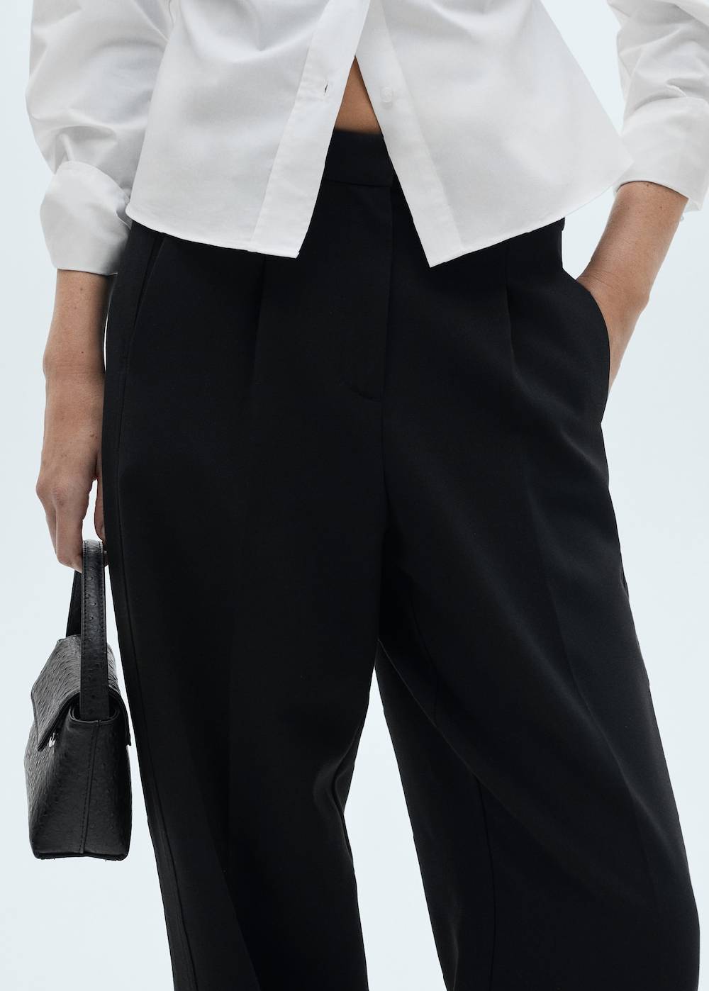 Mango Gerade Bundfaltenhose Riesige Ersparnisse