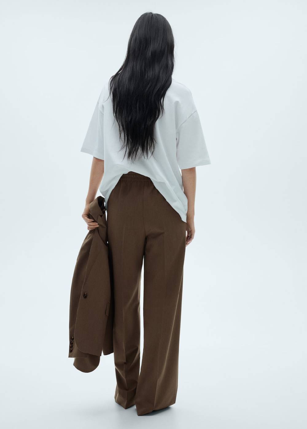 Mango Gerade Hose mit Stretchbund Super Sparpreis