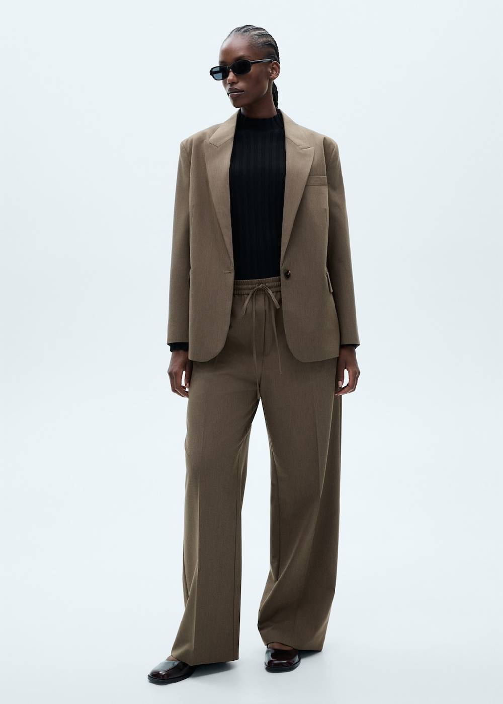 Mango Gerade Hose mit Stretchbund Super Sparpreis