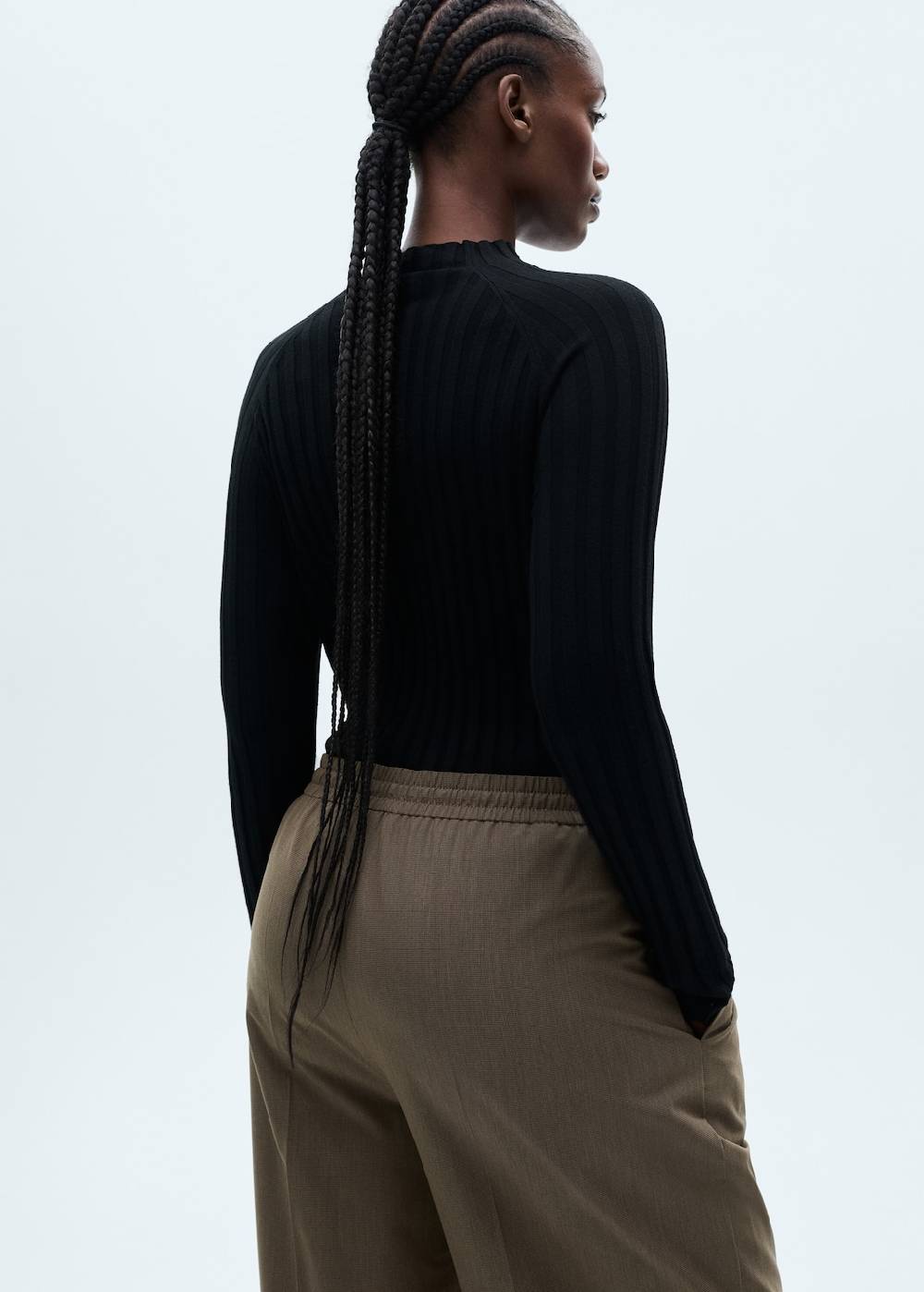 Mango Gerade Hose mit Stretchbund Super Sparpreis