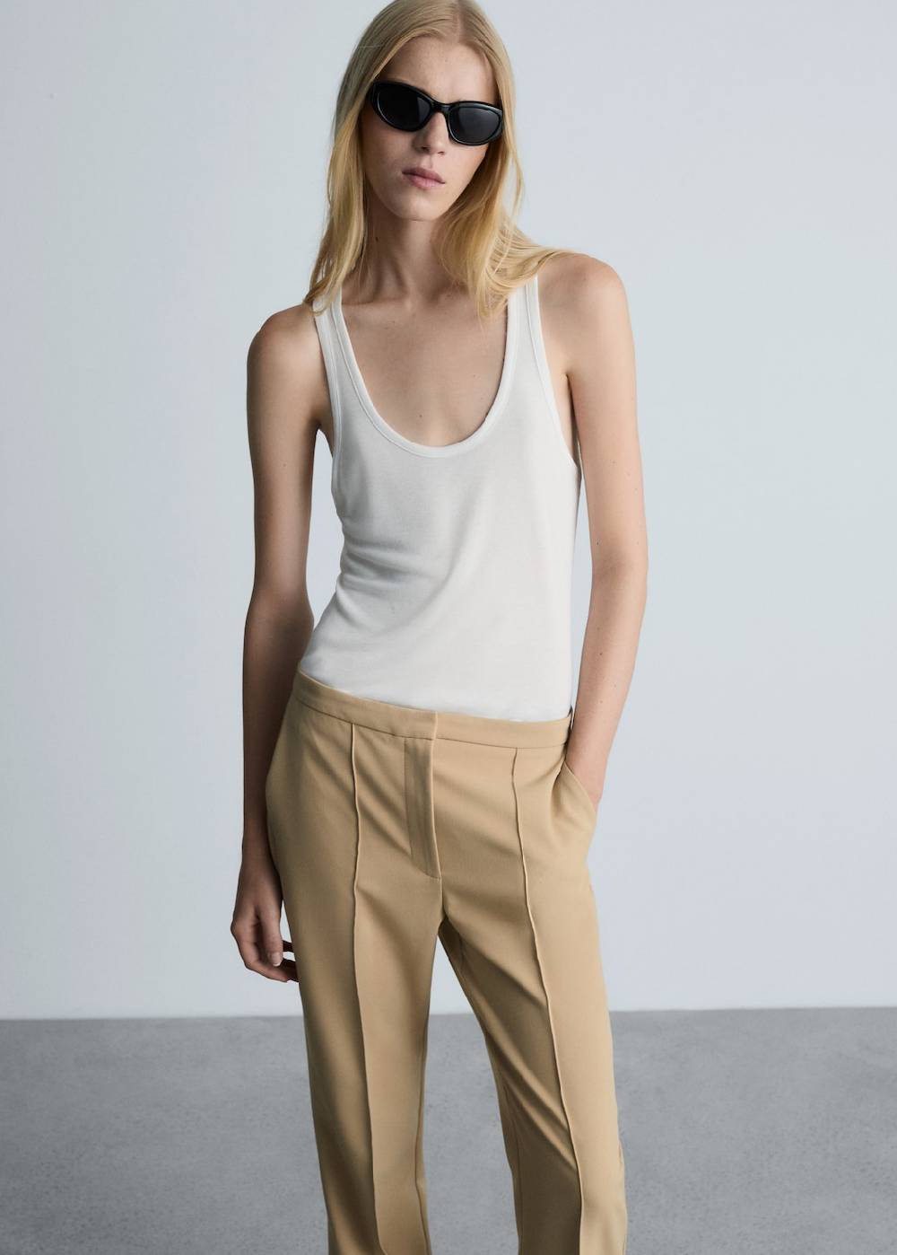 Mango Anzughose im Flared-Stil Discount Store für neue Produkte