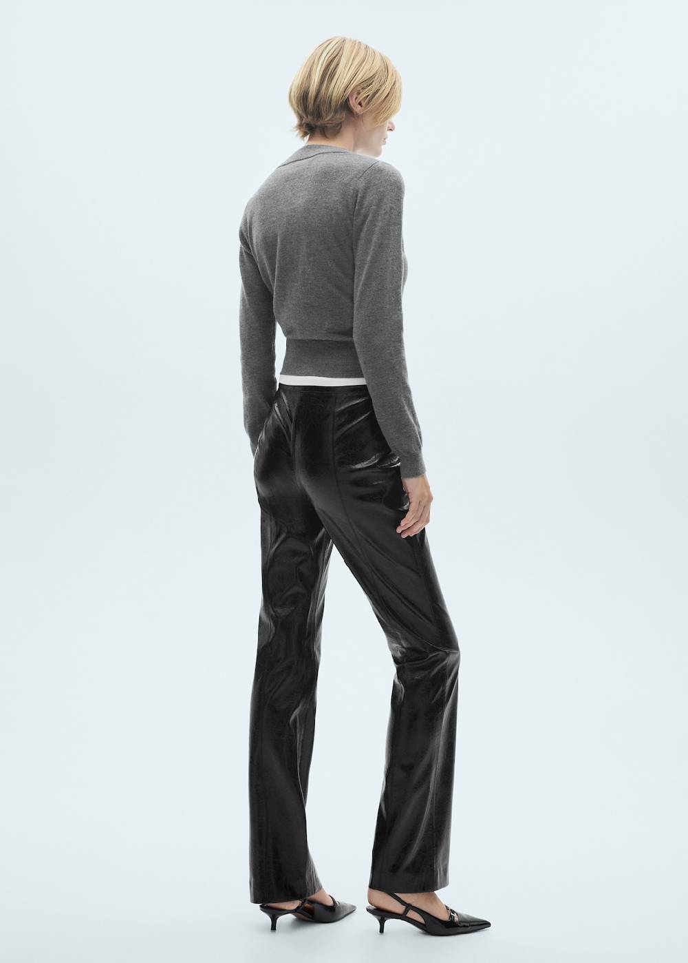 Mango Skinny-Hose mit Leder-Effekt Begrenzt auf 3 Tage