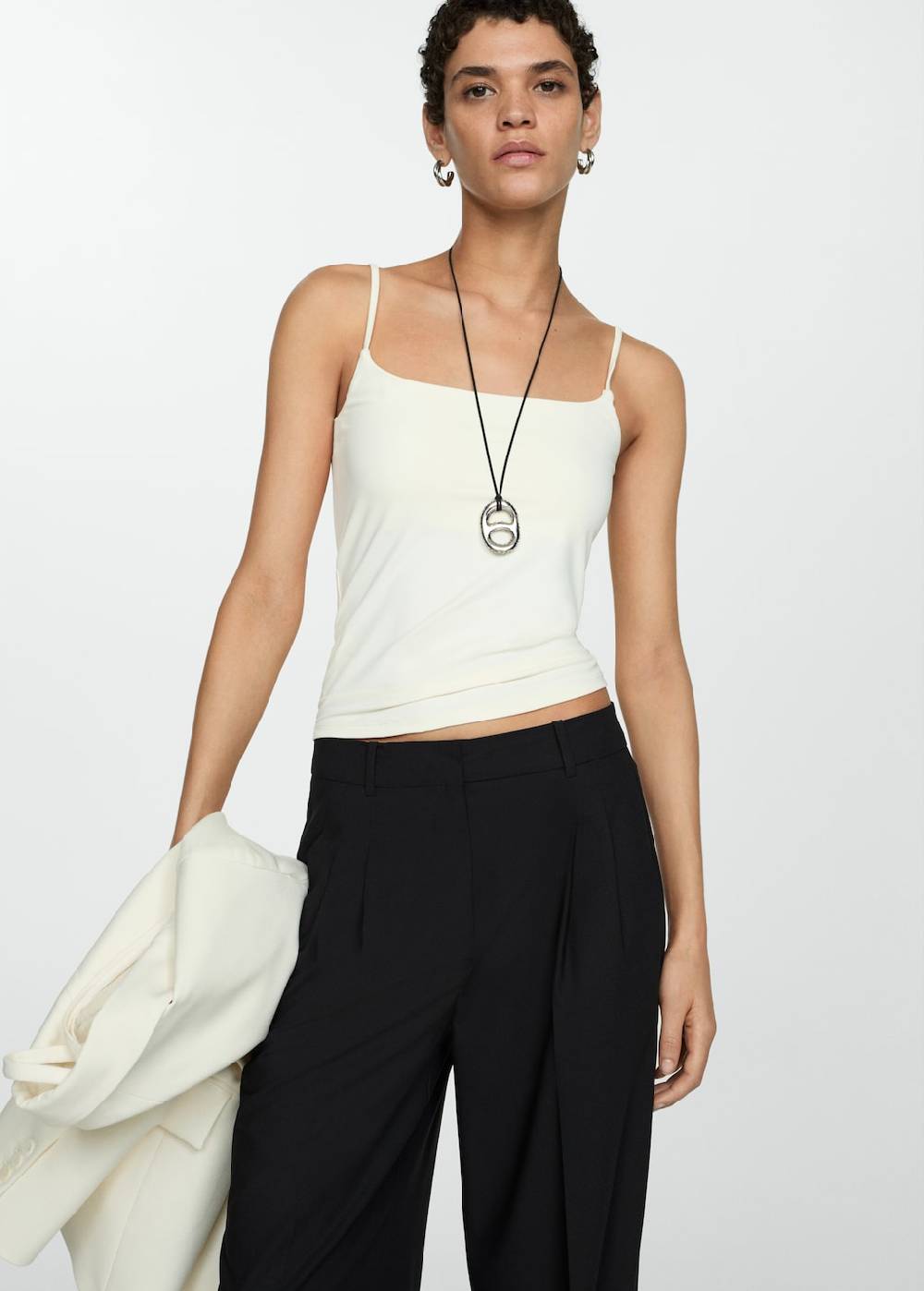 Mango Gerade Bundfaltenhose 50% Rabatt für begrenzte Zeit