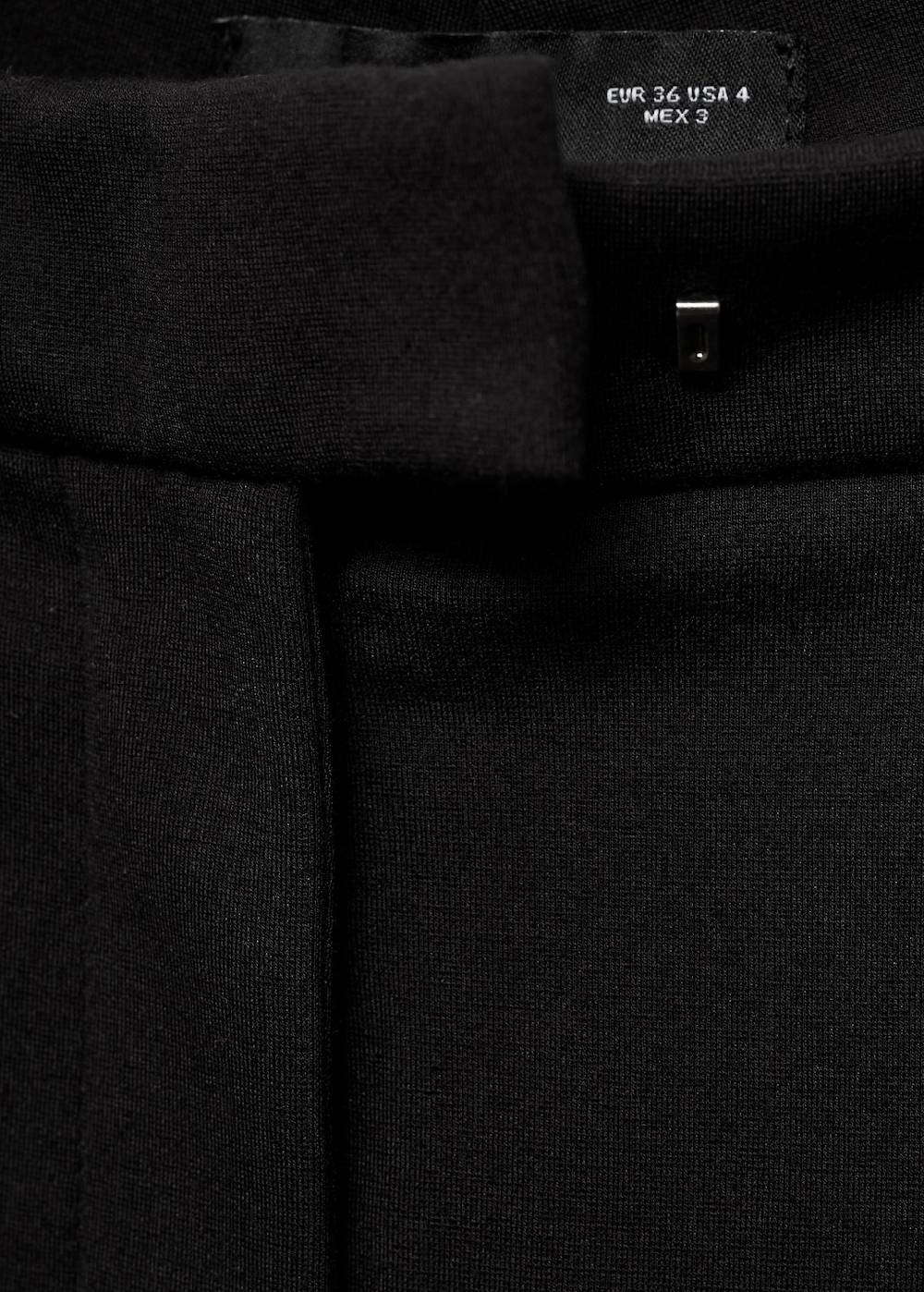 Mango Gerade Hose aus Romanit-Jersey Auslauf