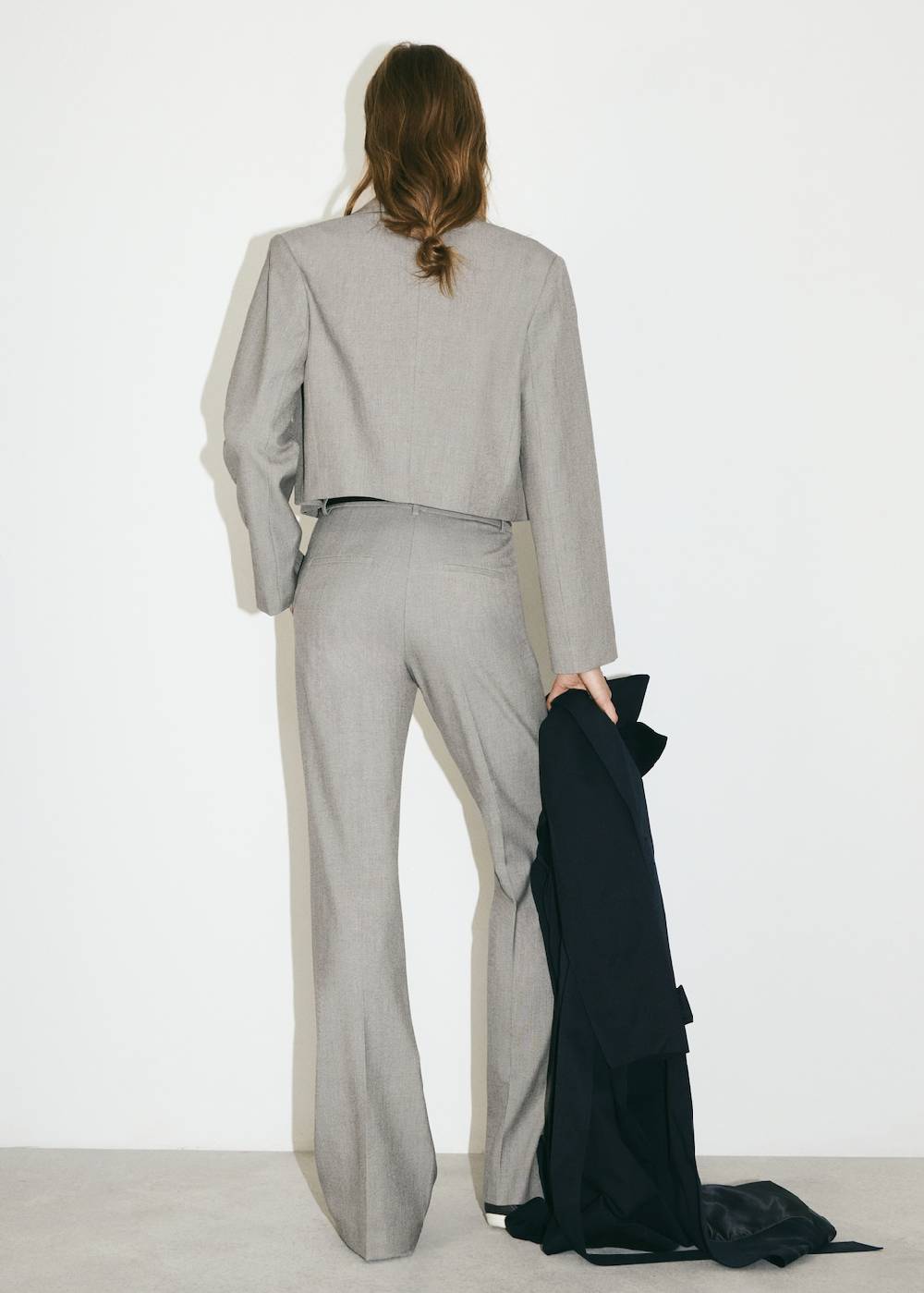 Mango Ausgestellte Hose mit hohem Bund Verkauf