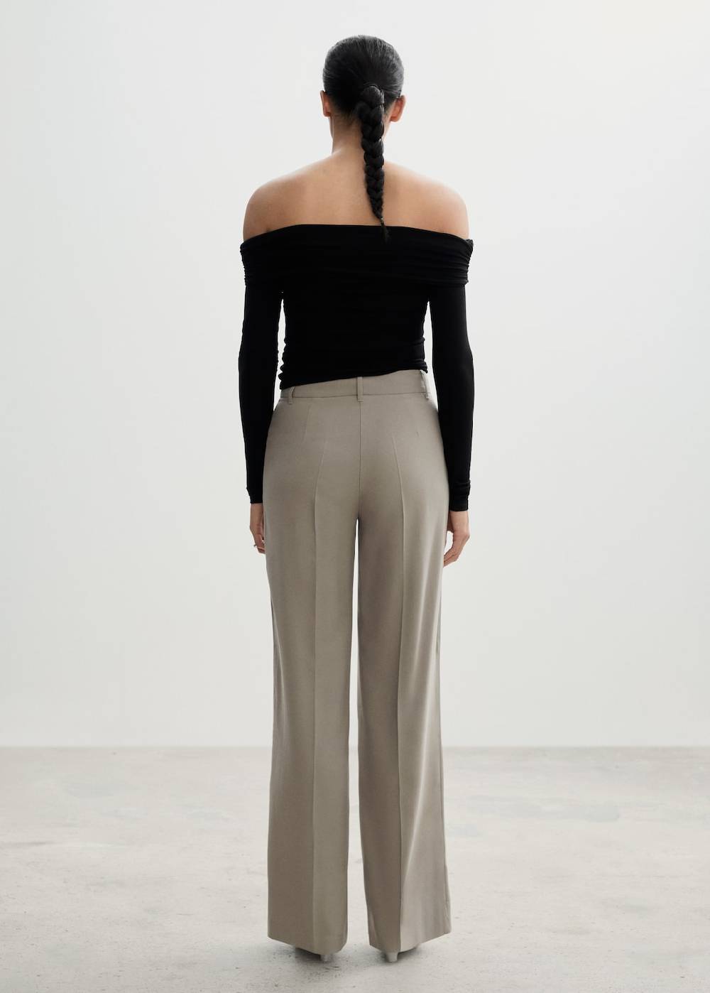 Mango Wideleg-Bundfaltenhose Angebote