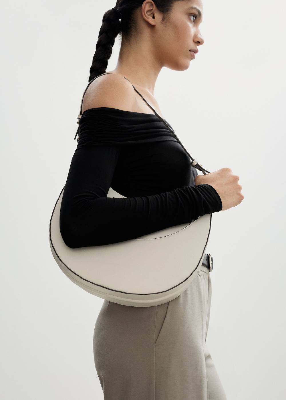 Mango Wideleg-Bundfaltenhose Angebote