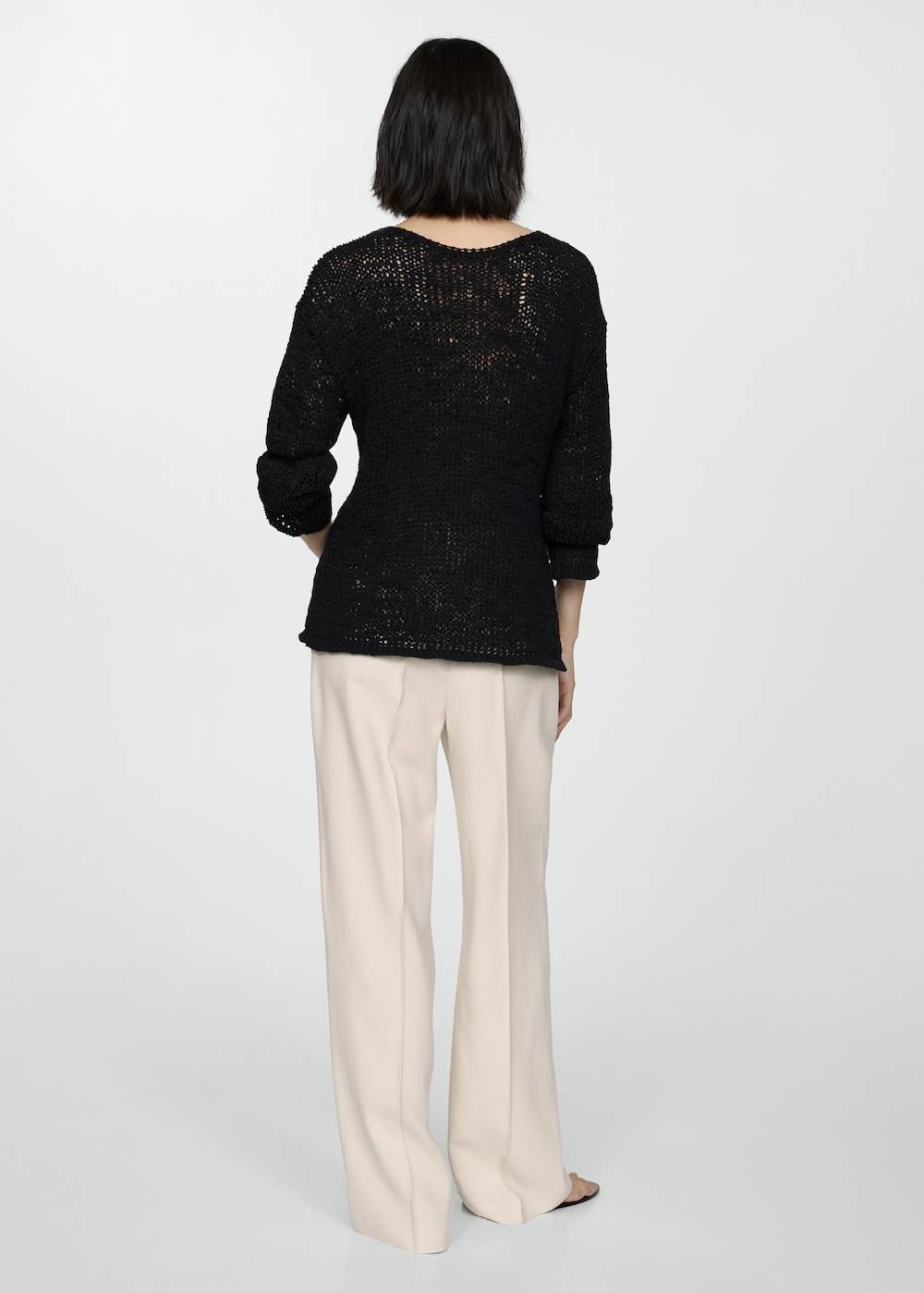 Mango Wideleg-Bundfaltenhose Fabrikpreis