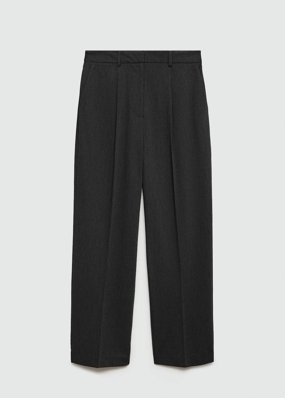 Mango Gerade Bundfaltenhose Rabatt