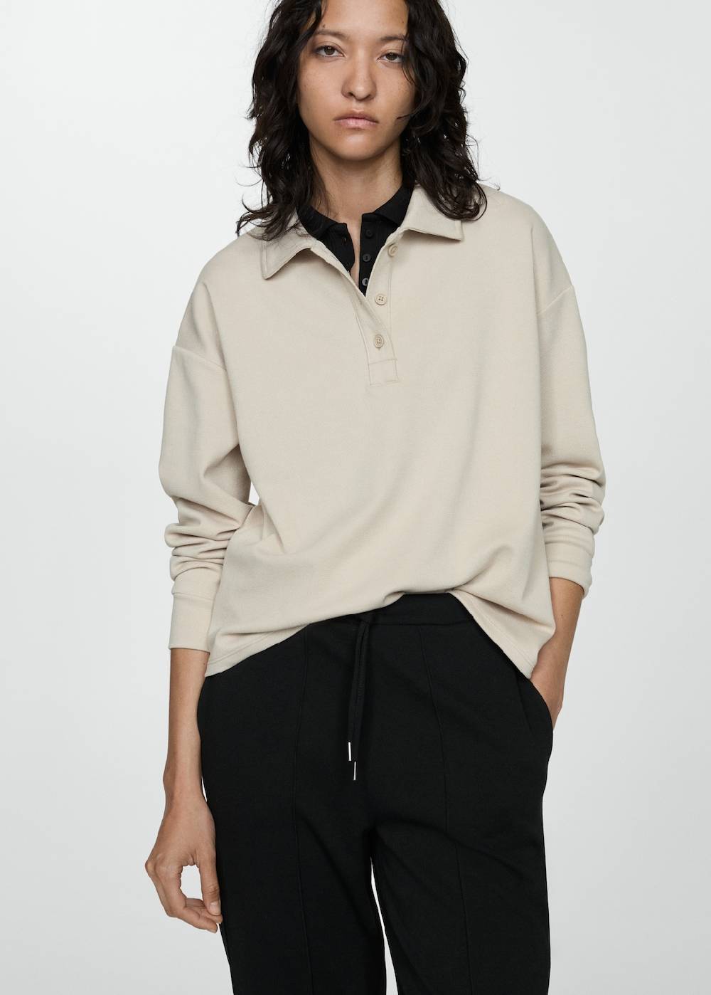 Mango Jogger Pants mit Nähten Großer Ausverkauf