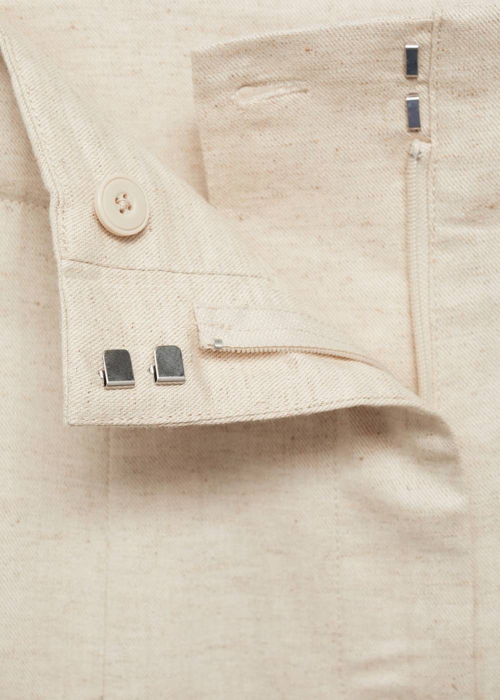 Mango Wideleg-Bundfaltenhose Preisnachlass