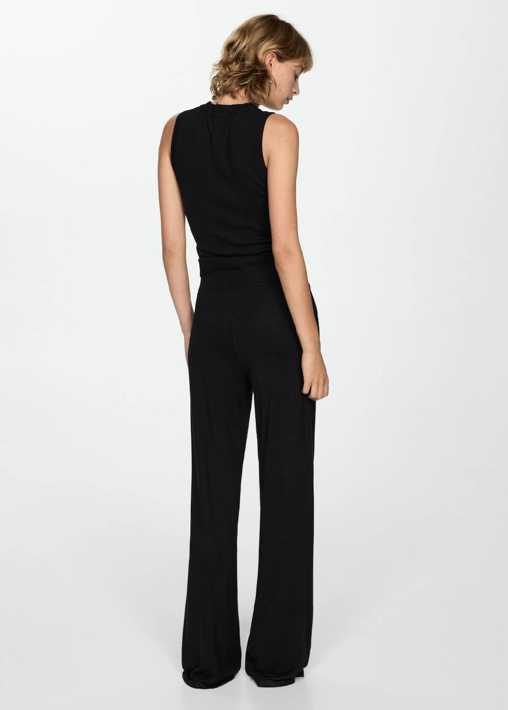 Mango Wideleg-Strickhose Black Friday