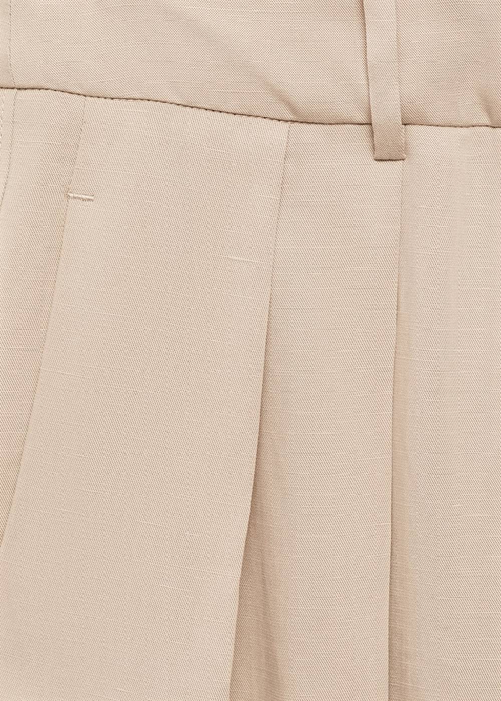 Mango Wideleg-Hose aus Lyocell Vatertagsangebot