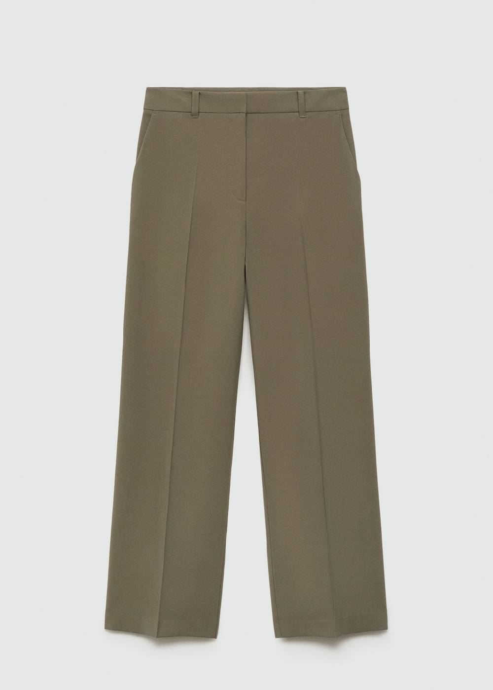 Mango Wideleg-Bundfaltenhose Heißer Verkauf