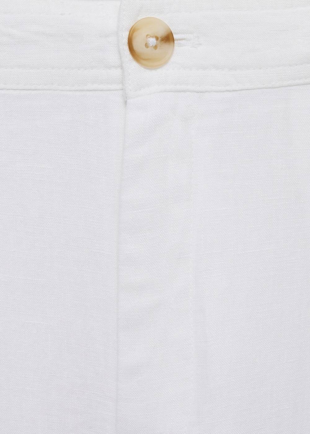 Mango Bundfaltenhose aus 100 % Leinen Top Angebot